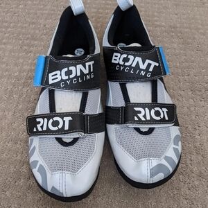 Bont Riot TR+ Men's Cycling Shoes - Road Triathlon Tri TT Size 39 Eu/US 6
